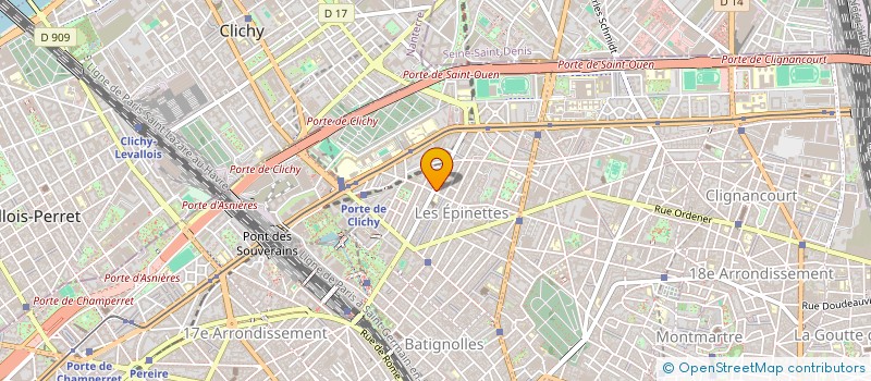 localisation de l'entreprise TRADEX BAT  PARIS