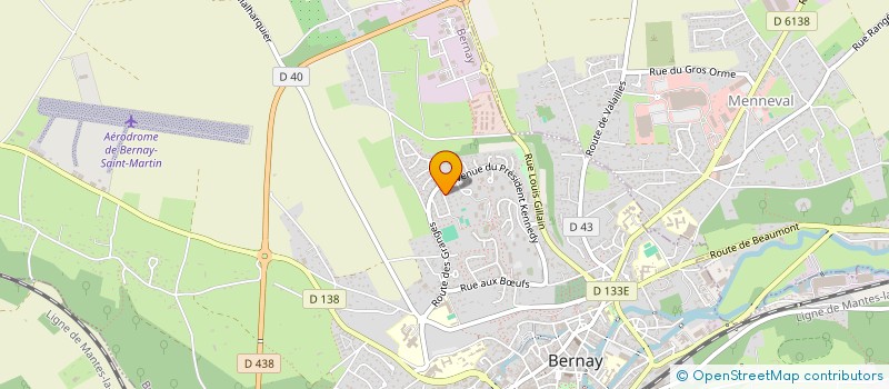 localisation de l'entreprise TRADEXAUTO  BERNAY