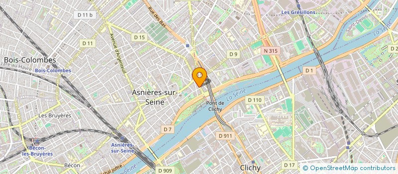 localisation de l'entreprise TRADEXIM  ASNIERES-SUR-SEINE