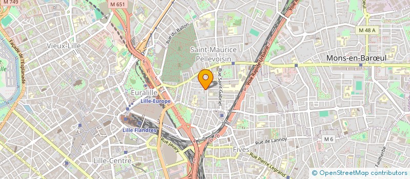 localisation de l'entreprise TRADEXIS à LILLE