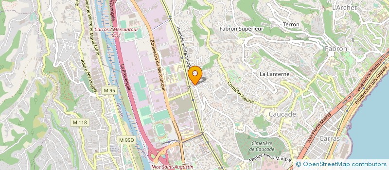 localisation de l'entreprise TRADEXPORT à NICE