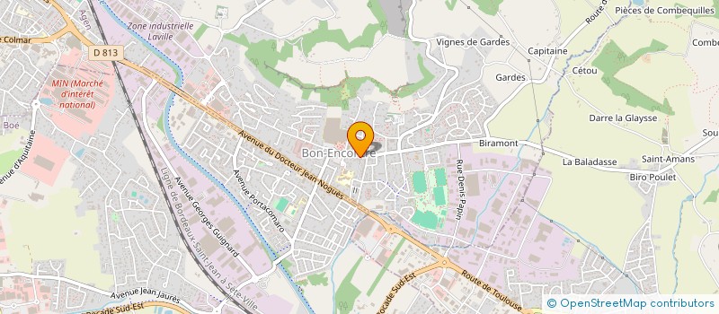 localisation de l'entreprise TRADEXPORT à BON-ENCONTRE