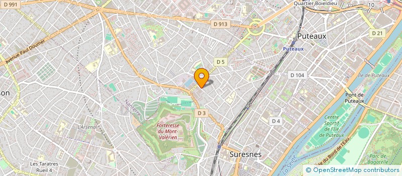 localisation de l'entreprise TRADI à SURESNES