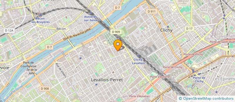 localisation de l'entreprise TRADI AGRI SA à LEVALLOIS-PERRET