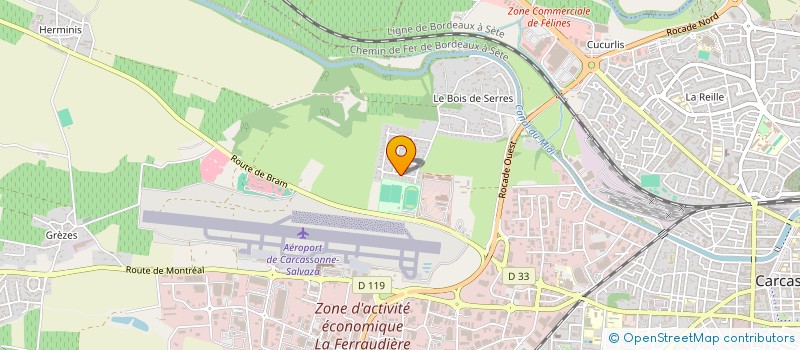 localisation de l'entreprise TRADI AUDE  CARCASSONNE