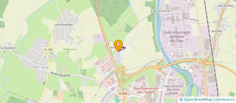localisation de l'entreprise TRADI BAT 89 à AUXERRE