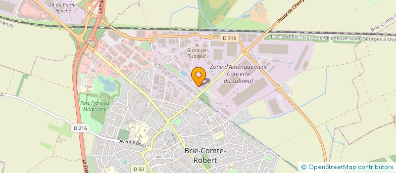 localisation de l'entreprise TRADI BAT  MITRY-MORY