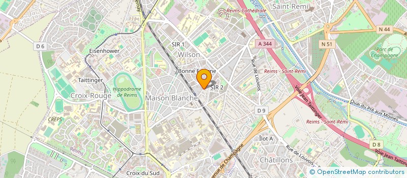 localisation de l'entreprise TRADI-BATIMENTS  REIMS