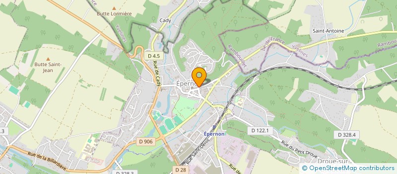 localisation de l'entreprise TRADI BEAUCE CONSTRUCTION à EPERNON