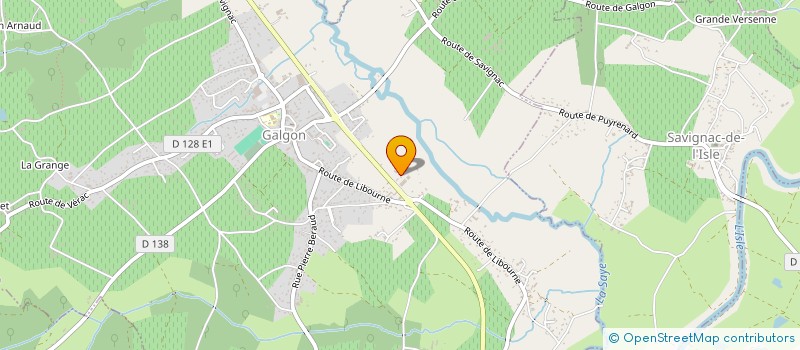 localisation de l'entreprise TRADI BOIS  GALGON