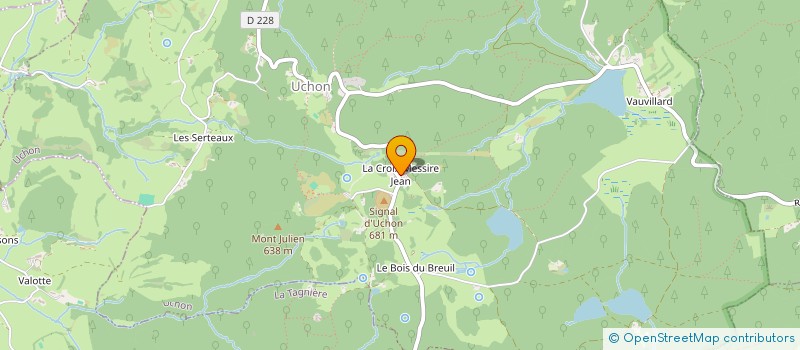 localisation de l'entreprise TRADI-BOIS  UCHON