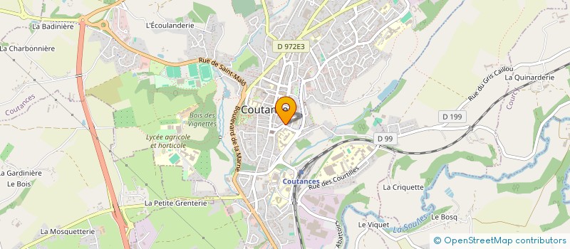localisation de l'entreprise TRADI-BOIS-COTENTIN à COUTANCES