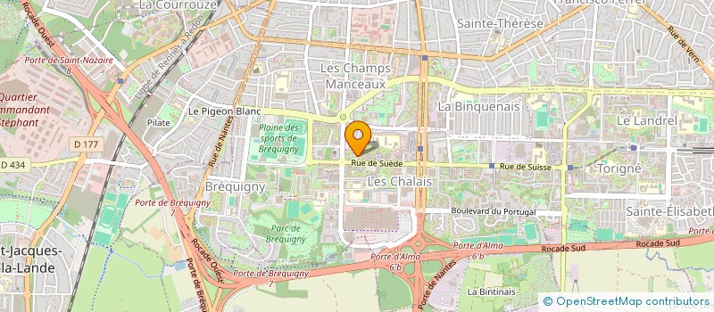 localisation de l'entreprise TRADI'BUS  RENNES