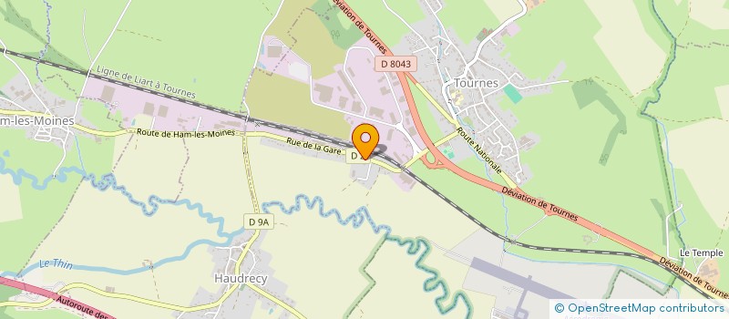 localisation de l'entreprise TRADI COMBLES  TOURNES