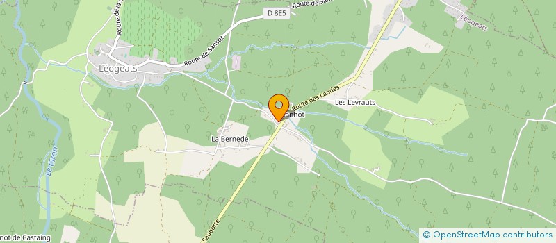 localisation de l'entreprise TRADI CONCEPT  PUGNAC