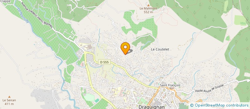 localisation de l'entreprise TRADI CONCEPT BATIMENT  DRAGUIGNAN