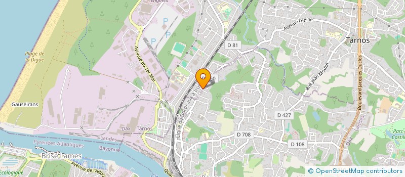 localisation de l'entreprise TRADI CONSTRUCTIONS  TARNOS