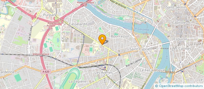 localisation de l'entreprise TRADI CONSTRUCTIONS REGIONALES à TOULOUSE