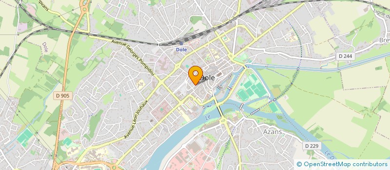 localisation de l'entreprise TRADI CREATIONS à DOLE