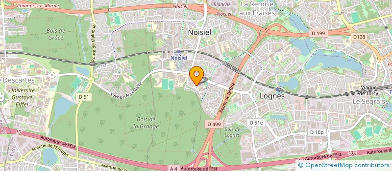 localisation de l'entreprise TRADI DU BOIS DE LA GRANGE  NOISIEL