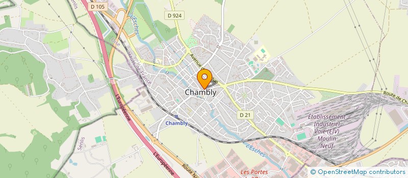 localisation de l'entreprise TRADI-FLO à CHAMBLY