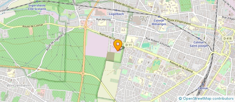 localisation de l'entreprise TRADI IMMOBILIER  WINTZENHEIM