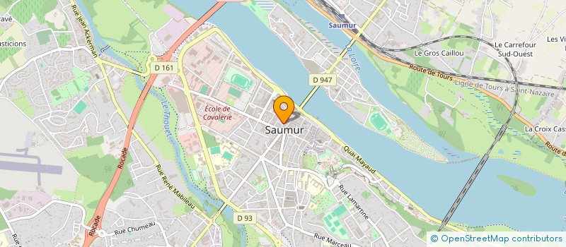 localisation de l'entreprise TRADI INTERIEURS  SAUMUR