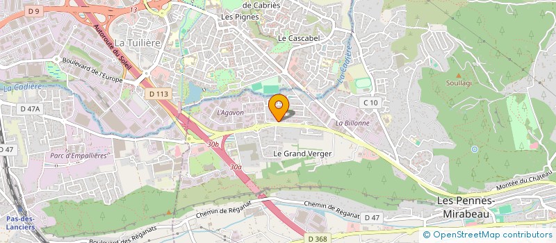 localisation de l'entreprise TRADI ISO à LES PENNES-MIRABEAU