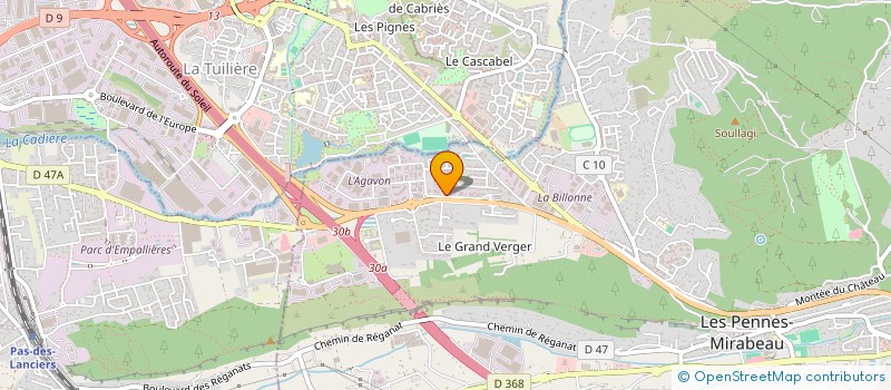 localisation de l'entreprise TRADI MAT à LES PENNES-MIRABEAU