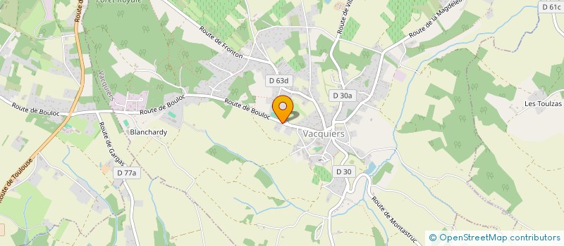 localisation de l'entreprise TRADI PISCINES  VACQUIERS