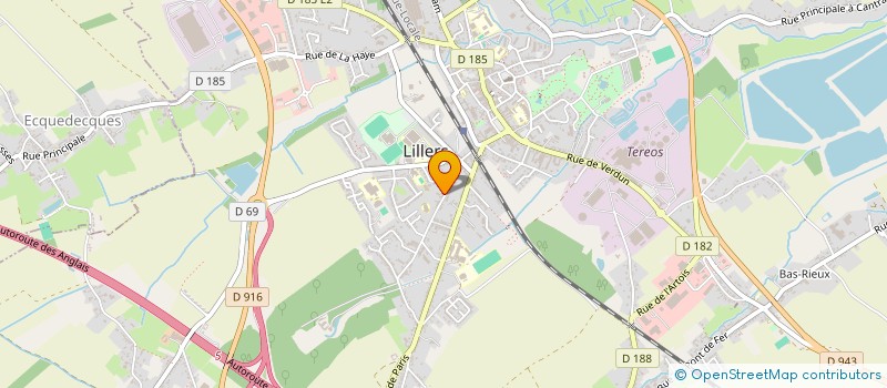 localisation de l'entreprise TRADI-RENOV à LILLERS