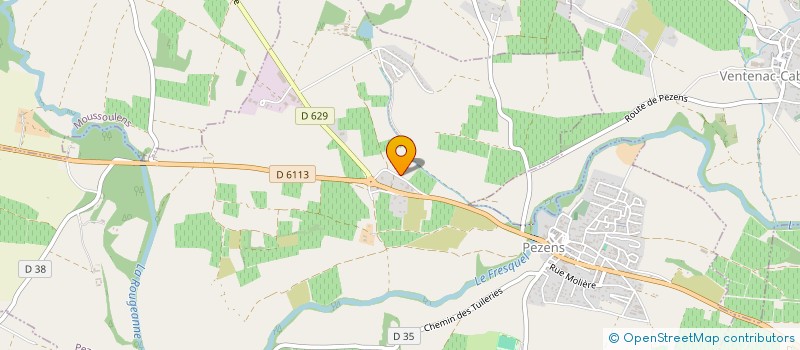 localisation de l'entreprise TRADI-RENOVE à PEZENS