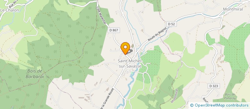 localisation de l'entreprise TRADI SERVICES  SAINT-MICHEL-SUR-SAVASSE