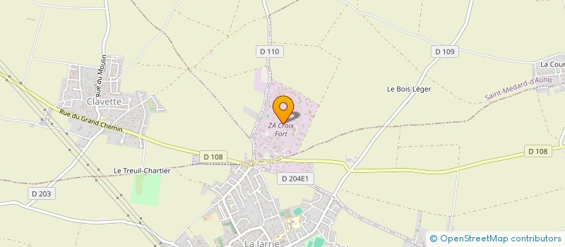 localisation de l'entreprise TRADI'ZINC à SAINT-MEDARD-D'AUNIS