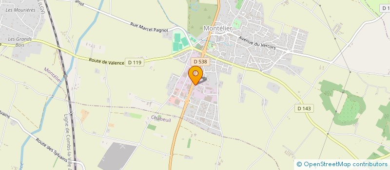 localisation de l'entreprise TRADIBAIES  VALENCE