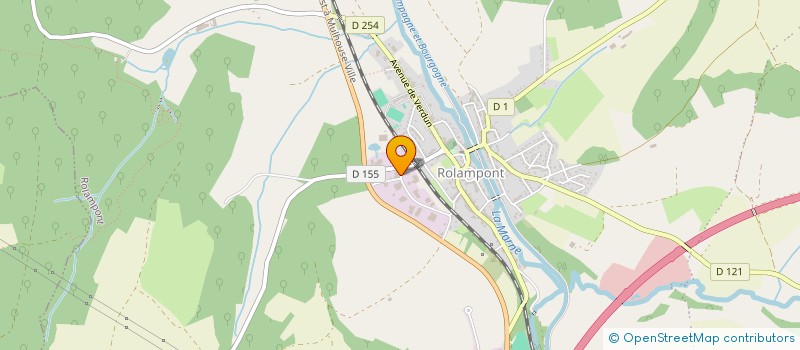 localisation de l'entreprise TRADIBAT à ROLAMPONT