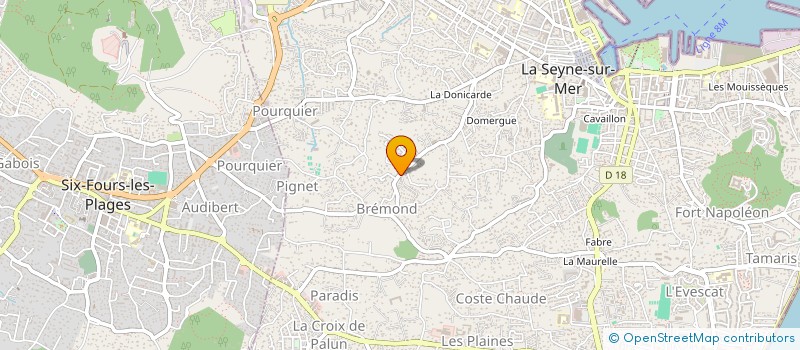 localisation de l'entreprise TRADIBAT  LA SEYNE-SUR-MER