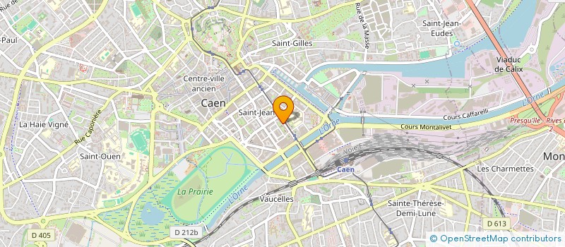 localisation de l'entreprise TRADIBAT NORMANDIE à CAEN