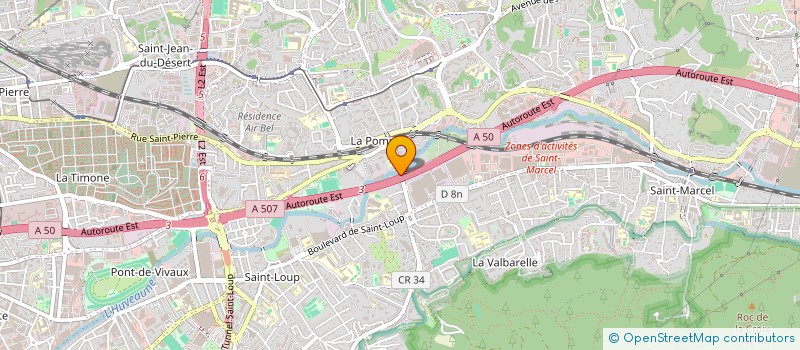 localisation de l'entreprise TRADIBAT SUD à MARSEILLE