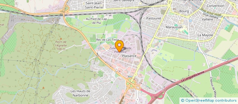 localisation de l'entreprise TRADIBOIS  NARBONNE