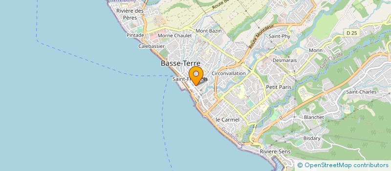 localisation de l'entreprise TRADIBOIS CONSTRUCTION à BASSE-TERRE