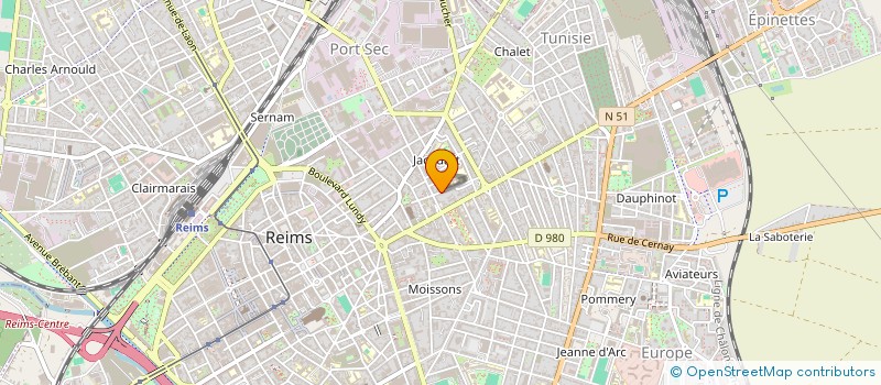 localisation de l'entreprise TRADIBOIS CONSTRUCTIONS à REIMS