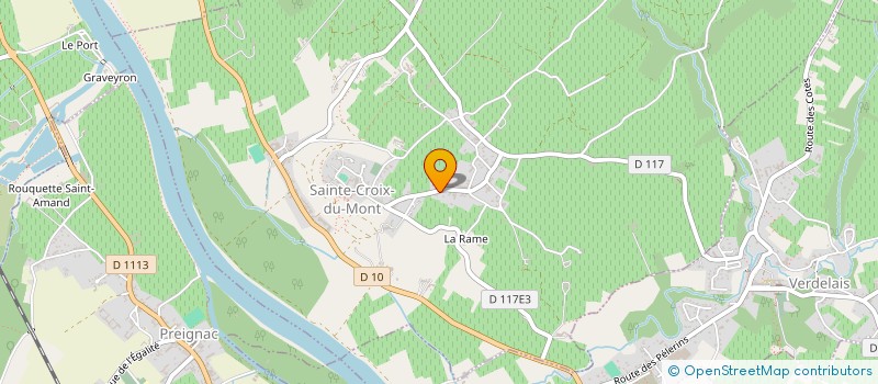 localisation de l'entreprise TRADIBOOKS  SAINTE-CROIX-DU-MONT