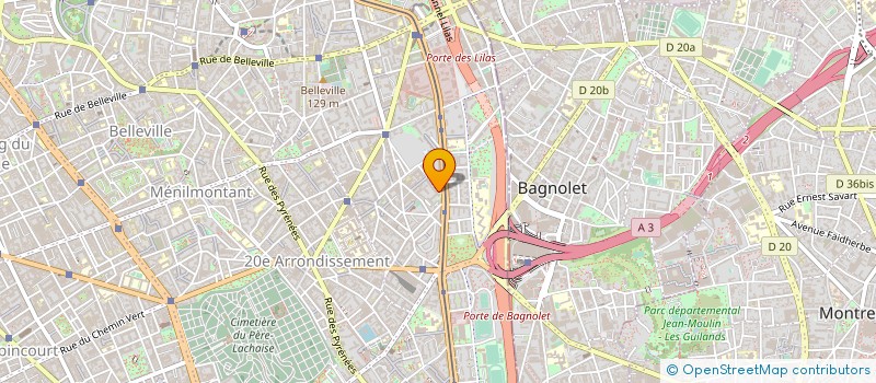localisation de l'entreprise TRADICAD à PARIS