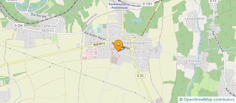 localisation de l'entreprise TRADICHARPENTE à LA CELLE-SUR-MORIN
