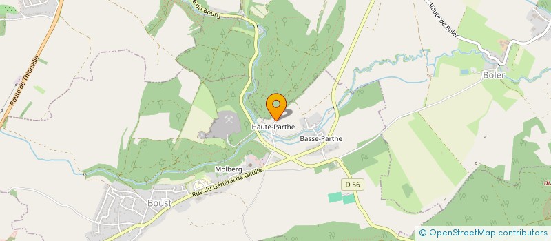 localisation de l'entreprise TRADICONSTRUCTION  BOUST