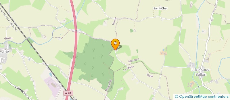 localisation de l'entreprise TRADICOP'S  LUCE-SOUS-BALLON