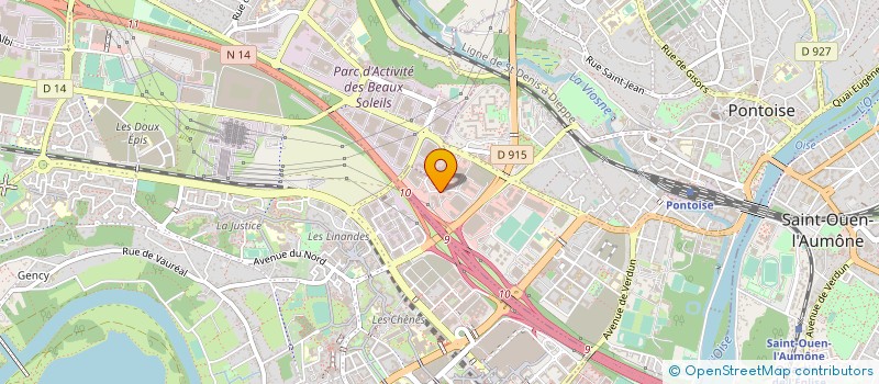 localisation de l'entreprise TRADIFRET à PONTOISE