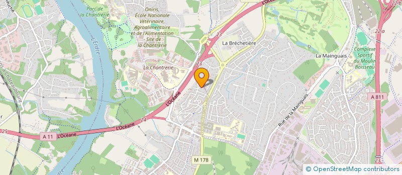 localisation de l'entreprise TRADIGRILL à NANTES