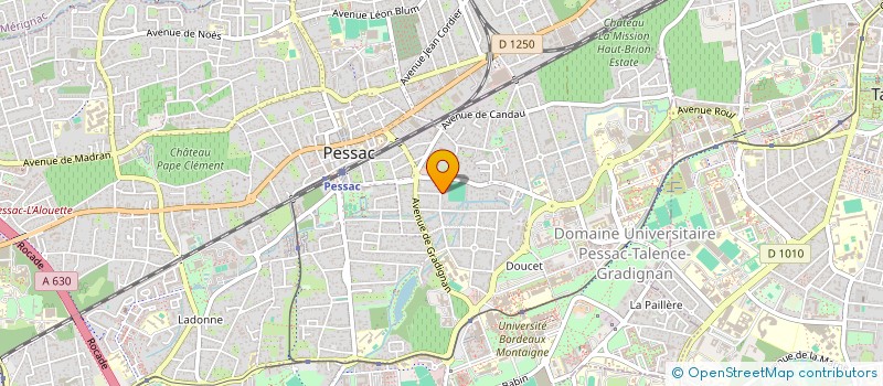 localisation de l'entreprise TRADILEGE à PESSAC